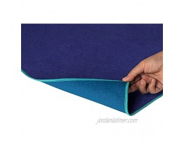 YogaRat Gummy Grip Yoga Towels Smooth Silicone Backing Grips Your Yoga Mat- 100% Microfiber Top No Uncomfortable Raised Dots Non-Slip Use as Travel Yoga Mat 26 x 72