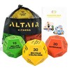 Altair Exercise Dice Full Body HIIT Workout Perfect for Home Gym Bodyweight Workout Strength Training & Cardio Three 12-Sided Workout Dice Illustrations & Mesh Bag