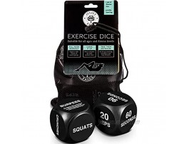 Exercise Dice Fitness Workout Gear for Home Gym. PE Equipment and Accessories Personal Trainer Work Out Game Supplies for Adults and Kids