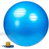 Large Exercise Ball 75cm with Foot Pump & Resistance Band Comfortable Birthing Ball for Pregnancy During Labor and Delivery Anti-burst & Stability