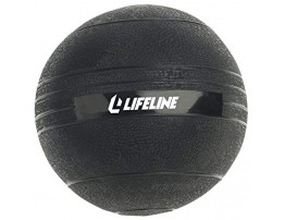 Lifeline Rubberized Non-Bounce Weighted Exercise Slam Ball with Easy to Grip Surface