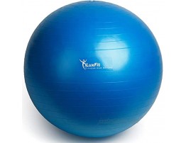 LuxFit Exercise Ball Premium Extra Thick Yoga Ball '2 Year Warranty' Swiss Ball Includes Foot Pump. Anti-Burst Slip Resistant! 45cm 55cm 65cm 75cm 85cm Size Fitness Balls