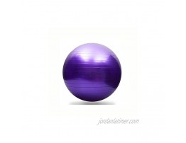 Premium Extra Thick Yoga Ball， Anti-Burst Slip Resistant!-Purple