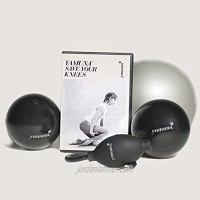Yamuna Body Rolling Save Your Knees from Pain Kit Two Black Rolling Balls Yamuna Silver Ball Yamuna Pump Save Your Knees DVD Manage and Relieve Knee and Leg Pain!