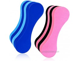 2 Pieces Swimming Pull Buoys Swimming Training Aid 4-Layer EVA Swimming Pull Buoys Leg Pull Float Unisex-Adult Foam Flotation Swimming Aid for Leg Float Upper Body Strength Water Exercise