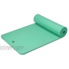 C9 Exercise Mat 15mm Thick Yoga Mat | Workout Mat for Fitness Yoga Pilates Stretching & Floor Exercises for Women & Men| Includes Carrying Strap