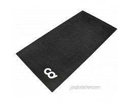 CyclingDeal Exercise Fitness Mat 3' x 6.5' Soft for Treadmill Peloton Stationary Bike Elliptical Gym Equipment Waterproof Mat Use On Hardwood Floors and Carpet Protection 36-inch x 78-inch