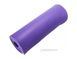 Fitness First EcoWise Premium Exercise Workout Mats 23 x 69 x 3 8 Lavender
