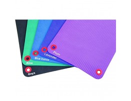 Fitness First EcoWise Premium Exercise Workout Mats 23 x 69 x 5 8 Onyx