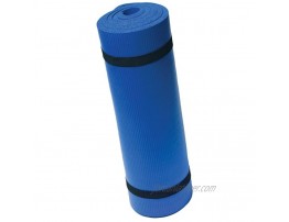 Harbinger Ribbed Durafoam Exercise Mat 5 8-Inch Blue