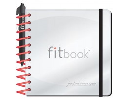 Fitlosophy Fitbook: Fitness Journal and Planner for Workouts Weight Loss and Exercise White Single 12-Week