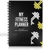Fitness Planner & Workout Journal for Men & Women 6x8 Inch Ingeniously Designed Fitness Log Book  Workout Notebook with Workout Tracker Workout Calendar Monthly Review with Fitness Time Tracker