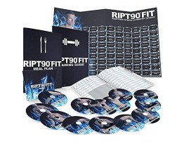RIPT90 FIT: 90 Day Workout Program with 12+1 Exercise Videos + Training Calendar Fitness Tracker & Training Guide and Nutrition Plan