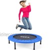 HEKA Mini Trampoline for Adults Fitness Rebounder with Safety Pad Exercise Rebounder Indoor Trampoline for Kids 38 Inch Small Trampoline Fitness Trampoline Workout Trampoline Max 300 LBS
