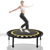 TIFITGO 450Lbs 40Inch Mini Trampoline for Adults and Kids Outside Indoor Rebounder Trampoline Exercise Fitness Trampoline Cardio Jump Workout Trainer