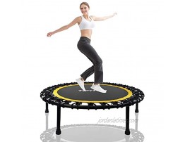 TIFITGO 450Lbs 40Inch Mini Trampoline for Adults and Kids Outside Indoor Rebounder Trampoline Exercise Fitness Trampoline Cardio Jump Workout Trainer