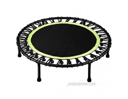 Wilver Mini Exercise Trampoline for Adults or Kids Indoor Fitness Rebounder Trampoline with Safety Pad
