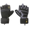 GoFit Diamond-Tac Wrist Wrap Glove Padded Flexible Supportive Fitness Glove and Training CD