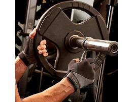 Harbinger Men’s BioFlex Elite Weightlifting Gloves with Padded Leather Palm 1 Pair