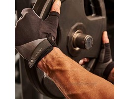 Harbinger Men’s BioFlex Elite Weightlifting Gloves with Padded Leather Palm 1 Pair