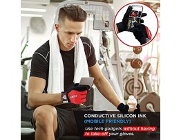 RDX Weight Lifting Full Finger Gym Gloves Touchscreen Breathable Anti Slip Gel Padded