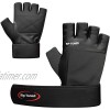 Rip Toned Weight Lifting Gloves with Wrist Wraps Safety & Support for Weightlifting Bodybuilding Xfit Powerlifting Strength Training Men & Women
