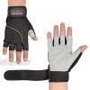 Weight Lifting Workout Gloves Premium Full Grips Extra Protection Mens & Womens Ideal for Cycling Gym Training Pull Ups & Home Use with Short Wraps Fingerless