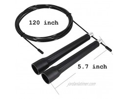 Jump Rope Speed Rope Amble Adjustable Skipping Rope for Men Women and Kids for Crossfit Workout Boxing Fitness and Exercise 10 Ft