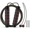 Venhealt Jump Rope for Exercise: Adjustable Cordless and Corded Jumping Rope with Weighted and Memory Foam Handle for Adult Kids Speed Training & Endurance Training & Fitness