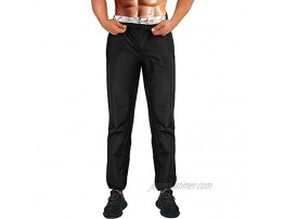 AGILONG Sauna Suit for Men Sweat Sauna Jacket with Hood Hot Sweat Workout Pants Gym Fitness Sweat Suits
