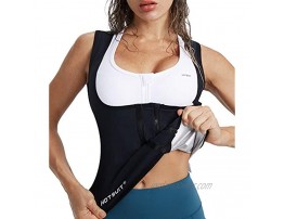HOTSUIT Sauna Vest Women-Waist-Trainer Sauna-Suit Adjustable Zipper Tank Top Shapewear