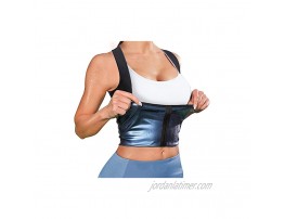JENABOM Sauna Suit for Women Sweat Vest Hot Polymer Waist Trainer Heat Trapping Workout Tank Top Shapewear for Body Shaper