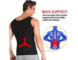 LARDROK Sauna Vest for Men Workout Vest Sweat Tank Top Premium Heat Trapping Fitting Shirt