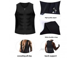 Luckding Men Waist Trainer Vest Weightloss Hot Neoprene Corset Compression Sweat Body Shaper Slimming Sauna Tank Top Workout Shirt