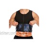 Men Waist Trainer Sauna Vest Sweat Body Shaper Slimming Polymer Weight Loss Zipper Tank Top Premium Workout Shirt