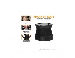 Mens Neoprene Sauna Waist Cincher Slimmer Trainer Belt Belly Sweat Wrap Trimmer Workout Bands