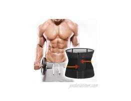 Mens Neoprene Sauna Waist Cincher Slimmer Trainer Belt Belly Sweat Wrap Trimmer Workout Bands
