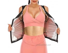 NK BEAUTY Sauna Vest for Women Weight Loss Hot Polymer Waist Trainer Body Shaper Slimming Workout Tank Top with Zipper