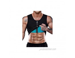 NonEcho Men Sauna Vest Hot Sweat Waist Trainer Corset Neoprene Tank Top Shapewear Slimming Shirt Workout Suit