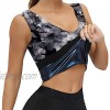 POP CLOSETS Sauna Vest for Women Sweat Slimming Polymer Workout Tank Top Heat Trapping Body Shaper Compression Shirts