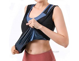 TIMCANPY Women's Premium Workout Tank Top Slimming Polymer Sauna Vest