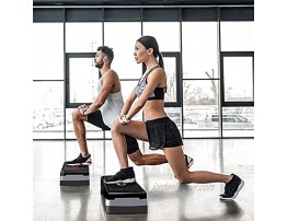 PITHAGE Step Up Exercise Platform Adjustable Step Platforms for Workout Non-Slip Stepper Aerobic Exercise Stepper for Fitness