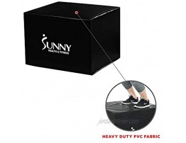 Sunny Health & Fitness Foam Plyo Box with Adjustable Heights and High Weight Capacity