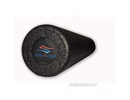 BodyAxtion© Therapeutic Grade 36 x 6 Exercise Muscle Recovery Self Massage Round Foam Roller.