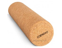 Cork Massage Roller COENGWO Cork No Foam Roller Massage Stick for Muscle Pain Relief Tension Relief Deep Tissue Muscle Sore Relief Yoga Therapy