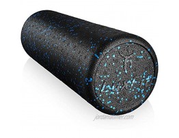 LuxFit Foam Roller Speckled Foam Rollers for Muscles '3 Year Warranty' with Free Online Instructional Video Extra Firm High Density for Physical Therapy Exercise Deep Tissue Muscle Massage