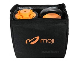 Moji Heated Foam Roller and Thermal Bag for Exercise Yoga and Physical Therapy Microwaveable