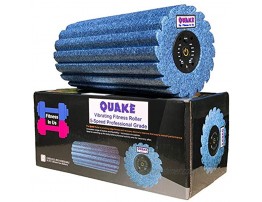 Quake 5 Speed Vibrating Foam Roller – Deep Tissue Massager Trigger Point Sports Therapy and Muscle Recovery