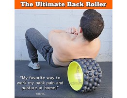 The Ultimate Back Roller : Acumobility myofascial Release Trigger Point Yoga Wheel Foam Roller Back Pain Yoga Wheel for Back Pain Back Massager deep Tissue Massage Exercise Mobility