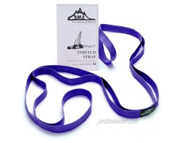 Black Mountain Products Stretch Strap with Instructional Guide Blue